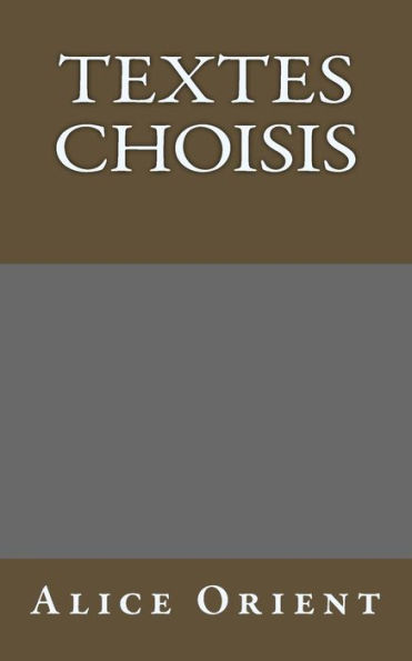 Textes Choisis