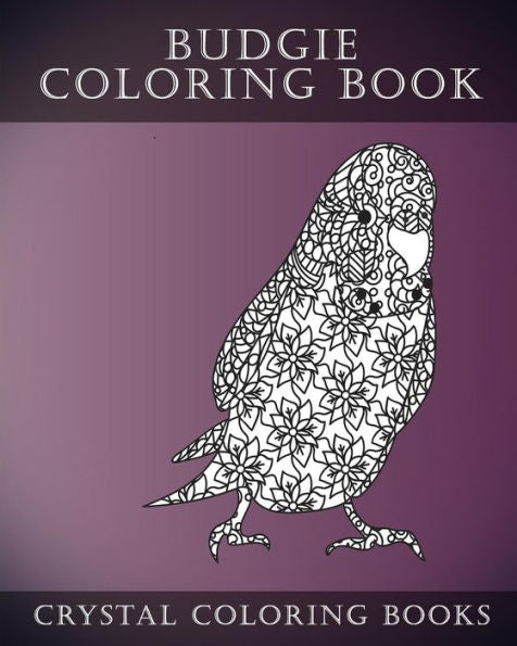 Libro para colorear de periquitos para adultos: 30 páginas para colorear de periquitos estilo garabatos y arte popular dibujadas a mano. (Diversión) (Volumen 6)