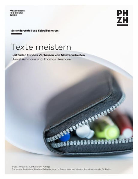 Texte Meistern : Leitfaden Fr Das Verfassen Von Masterarbeiten