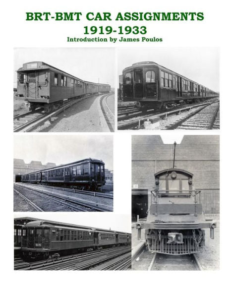 Asignaciones de automóviles BRT - BMT 1919 - 1933
