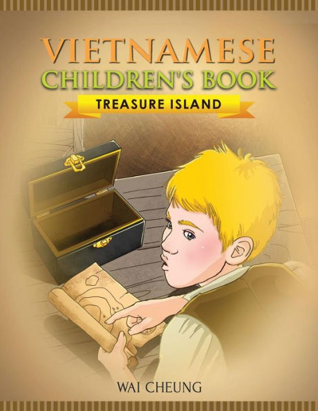 Vietnamese Children's Coloring Book Treasure Island