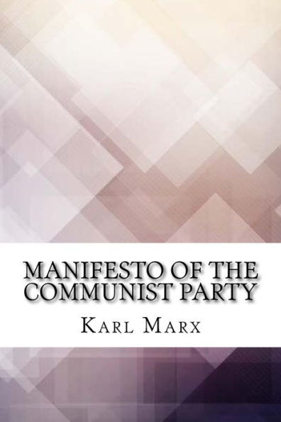 Manifesto Of The Communist Party - 9781974136254
