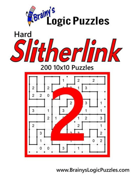 Brainy's Logic Puzzles Hard Slitherlink #2: 200 10x10 Puzzles