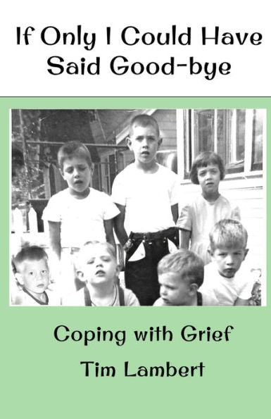 If Only I Could Have Said Good-bye: Coping with Grief