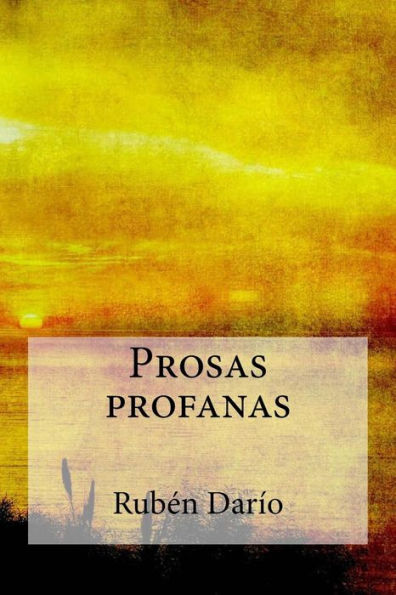 Prosas Profanas - 9781974581245