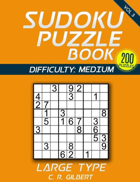 Sudoku Puzzle Book, Medium