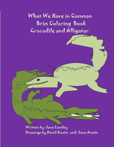 Cocodrilo y caimán: lo que tenemos en común Libro para colorear Brim