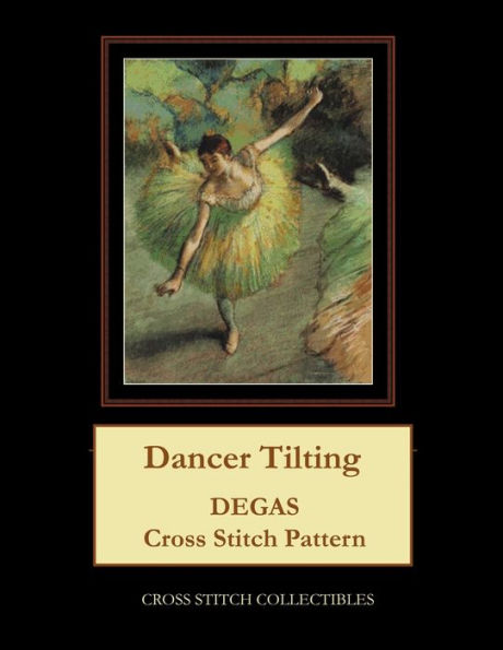 Dancer Tilting: Degas cross stitch pattern