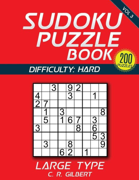 Sudoku Puzzle Book, Hard