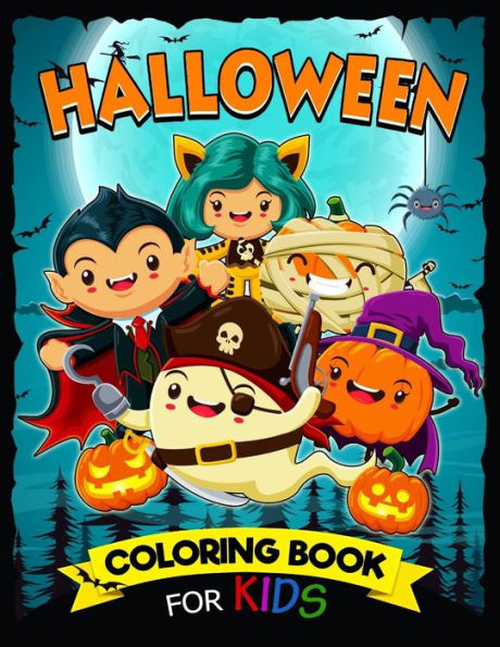 Halloween Coloring book for kids - 9781975615161