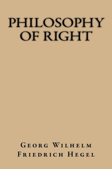 Philosophy Of Right - 9781975730321