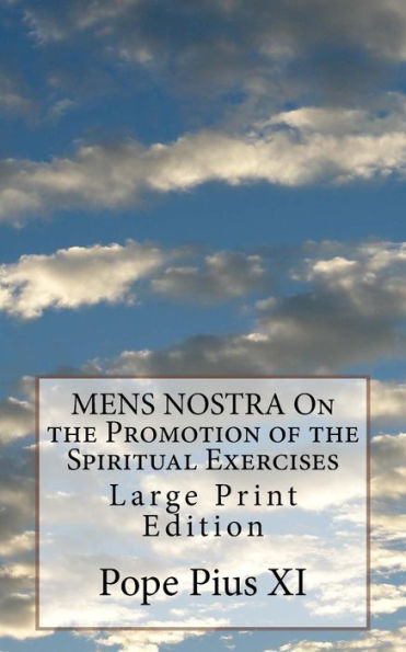 Mens Nostra On The Promotion Of The Spiritual Exercises