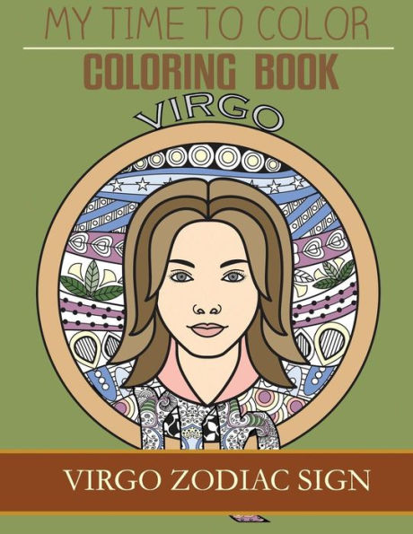 Virgo Zodiac Sign : Adult Coloring Book