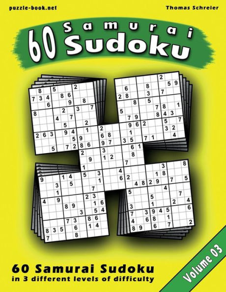 Samurai Sudoku Puzzle : 100 Sudoku Puzzles In 15 Different Variations - 9781975854973