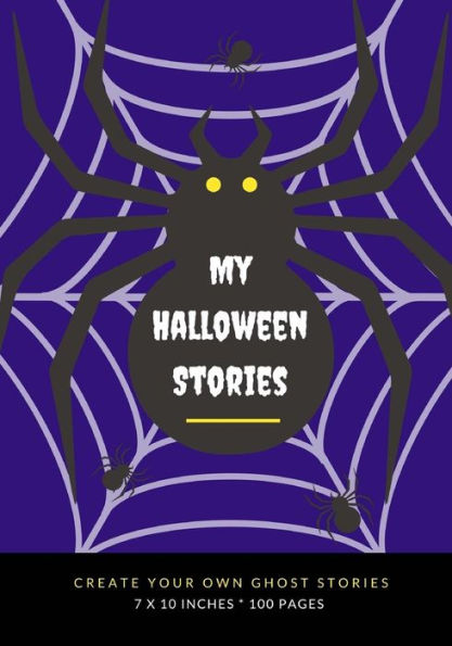 My Halloween Stories : Create Your Own Ghost Stories, 100 Pages, Midnight Purple