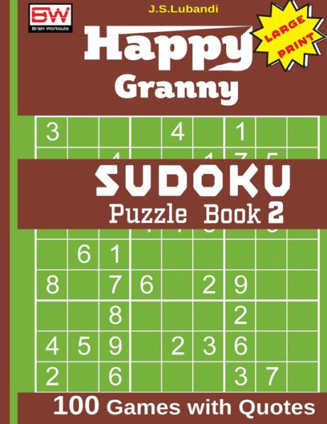 Happy Granny SUDOKU Puzzle Book 2