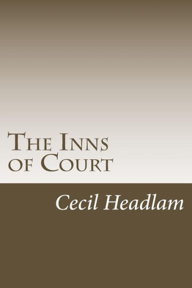 The Inns Of Court - 9781976243387