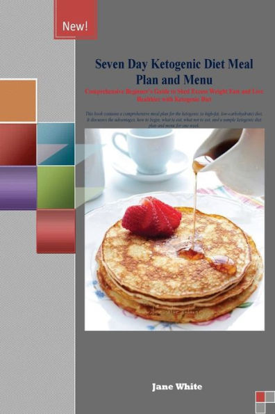 Seven Day Ketogenic Diet Meal Plan And Menu : Comprehensive Beginner's Guide To Shed Excess Weight Fast And Live Healthier With Ketogenic Diet