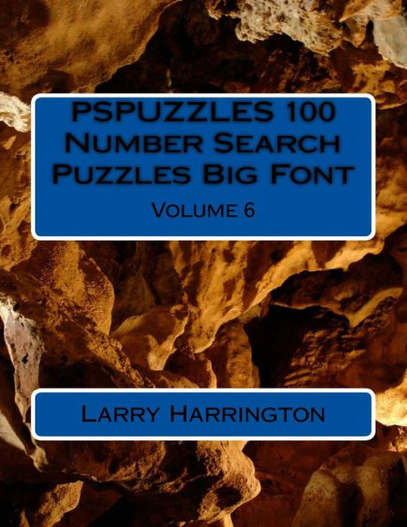 Pspuzzles 100 Number Search Puzzles Big Font