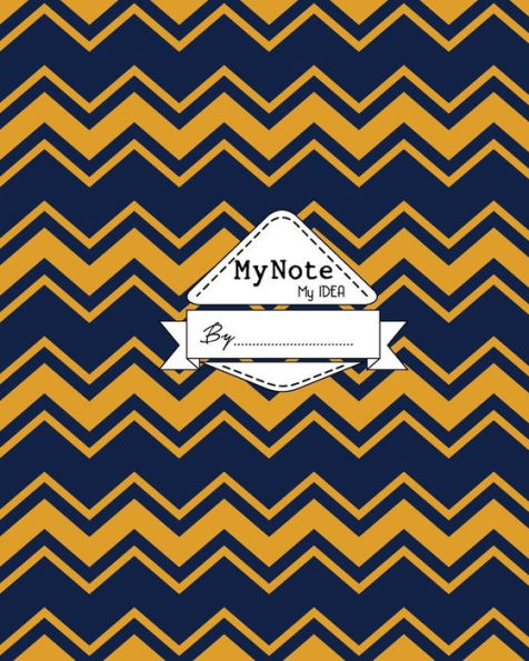My Note My Idea : Boho Pattern Blue Yellow