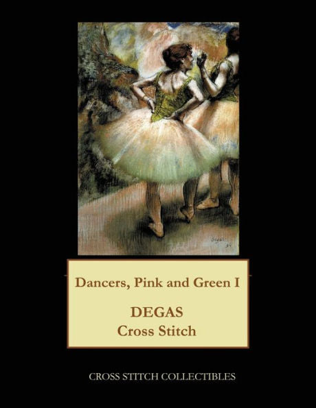 Dancers Pink and Green I: Degas Cross Stitch Pattern