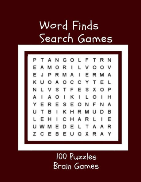 Word Finds Search Games 100 Puzzles Brain Games