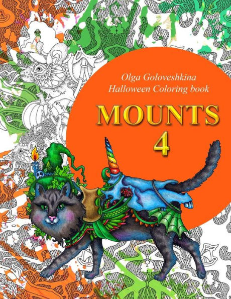 Mounts 4 : Halloween Coloring Book