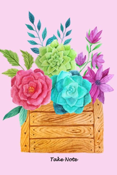 Take Note : Great Gift-Handy 6X9 Size For Class & Meeting Notes-138 Pgs-Phone Log-White Paper