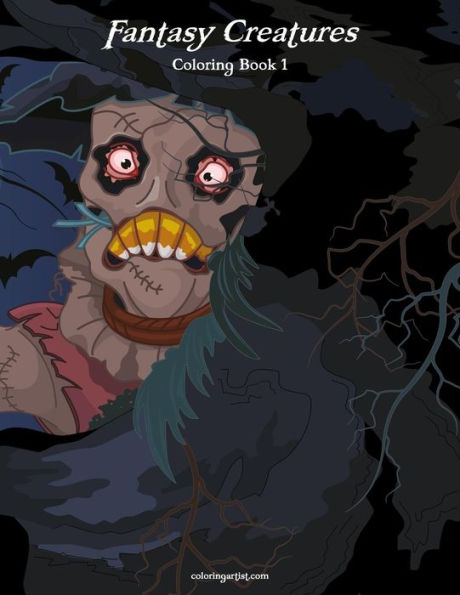 Fantasy Creatures Coloring Book 1