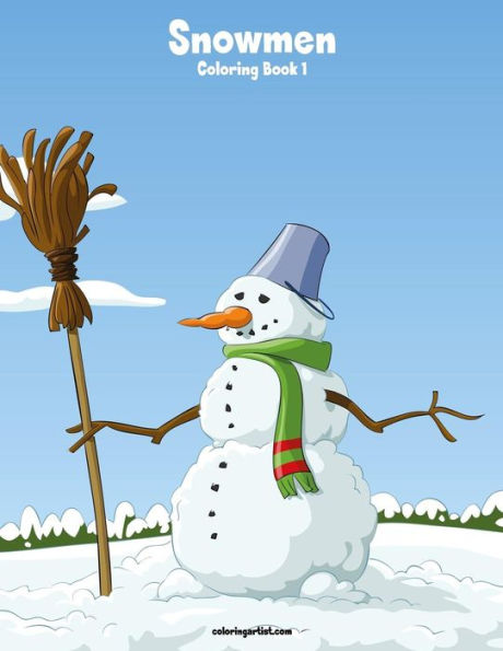 Snowmen Coloring Book 1