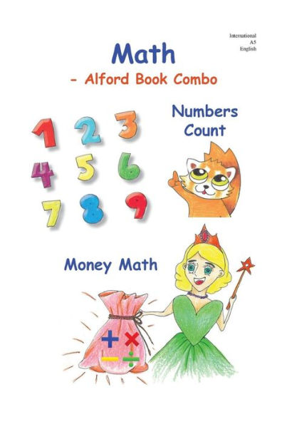 Math 6X9 B&W Alford Book Combo : Numbers Counts 0 To 9 And Money Math