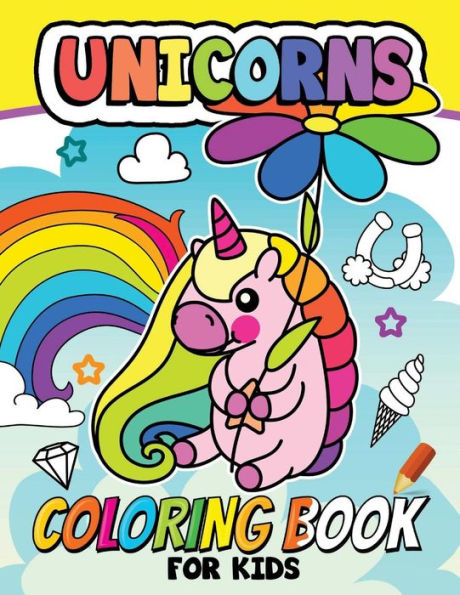 Unicorn Coloring Book For Kids : Coloring Book For Girls And Kids Ages 4-8, 8-12