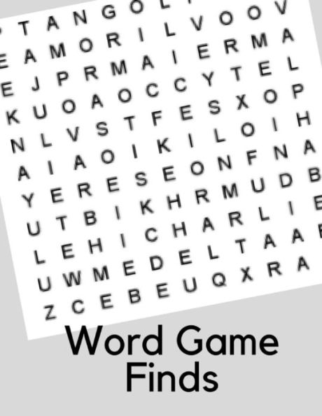 Word Game Finds : Word Search 100 Large-Print Puzzles For Adults
