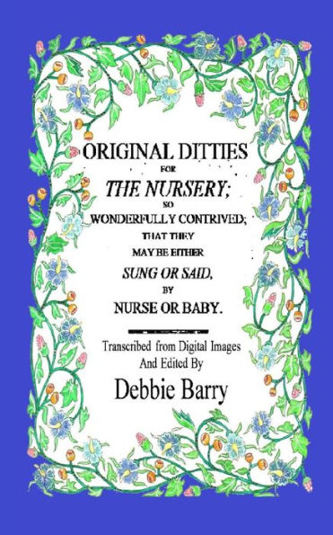 Original Ditties For The Nursery