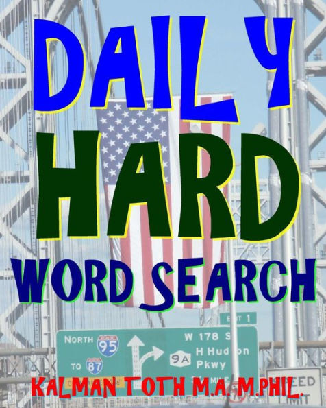 Daily Hard Word Search: 300 Entertaining Themed Puzzles