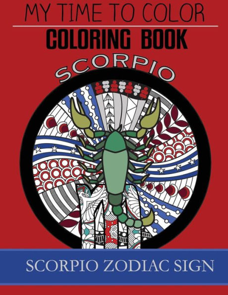 Scorpio Zodiac Sign - Adult Coloring Book