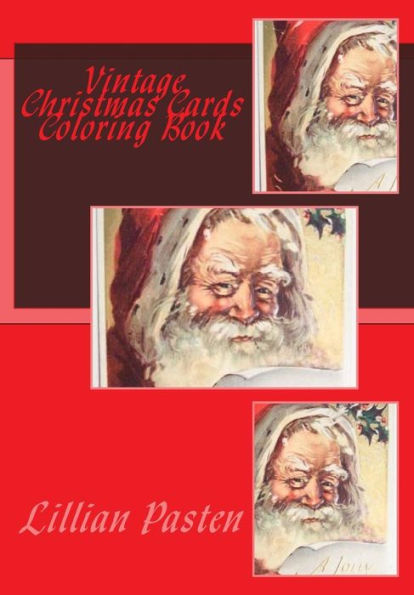 Vintage Christmas Cards Coloring Book