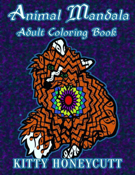 Animal Mandala: Adult Coloring Book