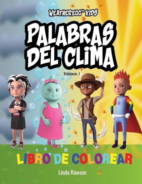 Weatheregg Kids : Palabras Del Clima: Libro De Colorear