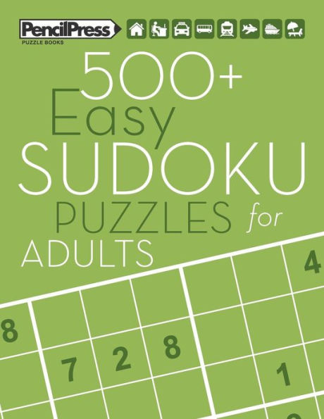 500+ Easy Sudoku Puzzles for Adults: Sudoku Puzzle Books Easy (with answers)
