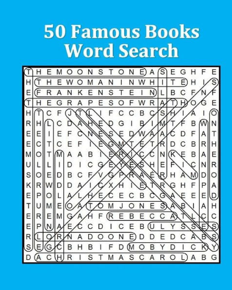 50 Famous Books Word Search