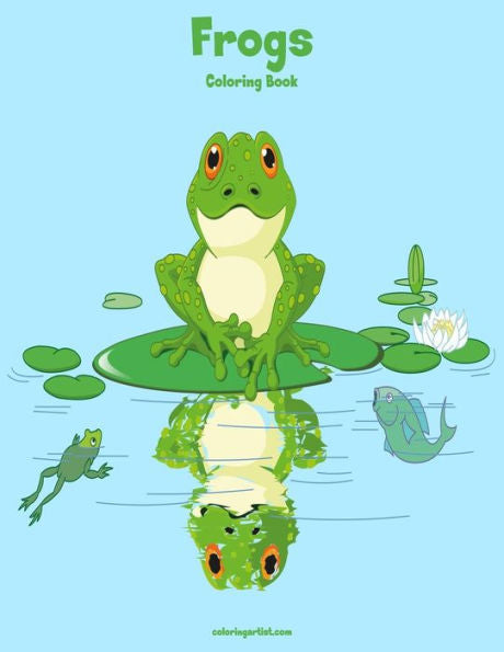 Frogs Coloring Book 1