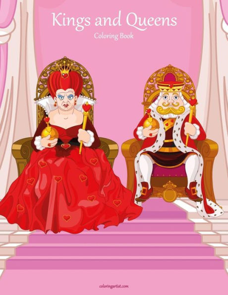 Kings and Queens Coloring Book 1