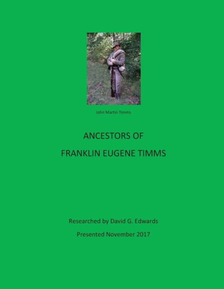 Ancestors Of Franklin Eugene Timms