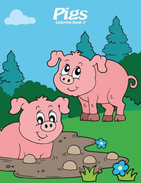 Pigs Coloring Book 3
