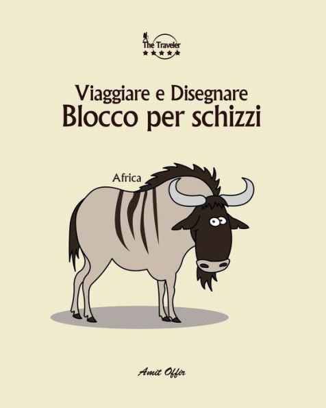 Blocco per Schizzi: Viaggiare e Disegnare: Africa (8x10 Pollici / 170 Pagine) (Italian Edition)