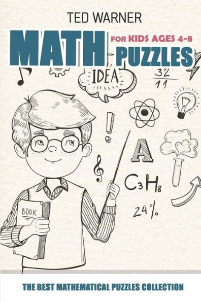 Math Puzzles For Kids Ages 4-8 : Nanro Puzzles - 200 Math Puzzles With Answers