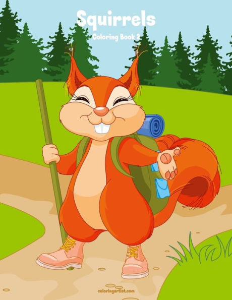 Squirrels Coloring Book 2