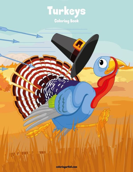 Turkeys Coloring Book 1
