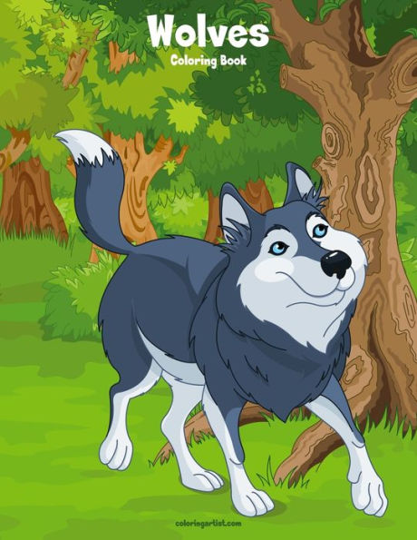 Wolves Coloring Book 1